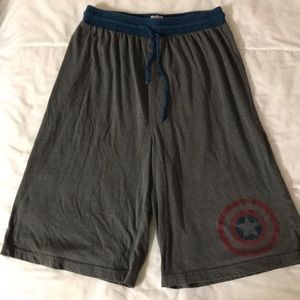 Captain America Pajama Shorts